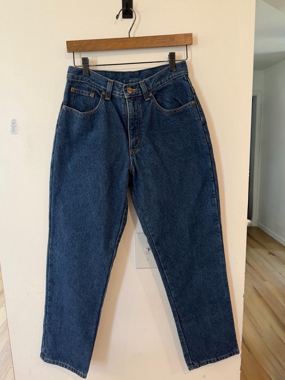 LL Bean Vintage Double L Flannel Lined Mom Jeans Relaxed Fit Women’s Size 6P